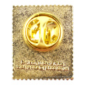 Custom gold plated lapel pins 3D Portrait souvenir engrave badges for souvenir